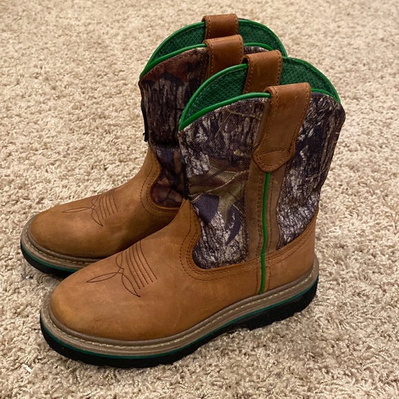 John Deere Shoes John Deere Tractor Boots Kids Size Poshmark